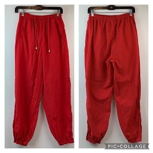 Vtg. Catalina fast dry lightweight joggers pants festival dance workout EUC